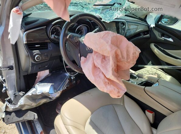 LRBFXBSA6KD008637 2019 BUICK ENVISION Silver Widok deski rozdzielczej