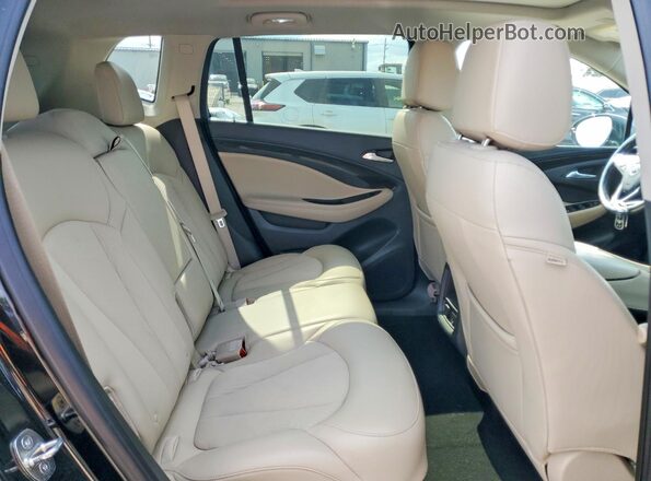LRBFXBSA6KD109158 2019 BUICK ENVISION Black Vista de los asientos traseros