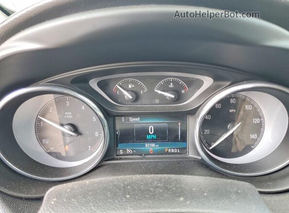 LRBFXBSA6KD109158 2019 BUICK ENVISION Black Vista del cuadro de instrumentos