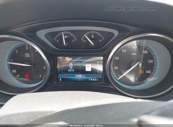 LRBFXBSA7HD070363 2017 BUICK ENVISION Red უკანა სავარძლების ხედი
