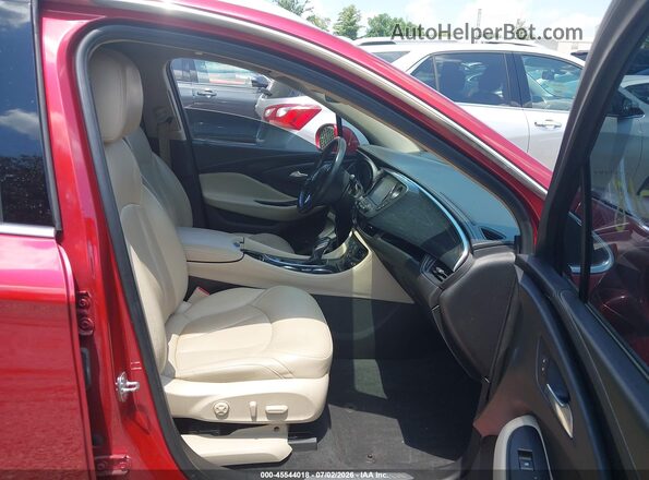 LRBFXBSA7HD070363 2017 BUICK ENVISION Red წინა სალონის ხედი