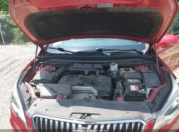 LRBFXBSA7HD070363 2017 BUICK ENVISION Red უკანა ხედი