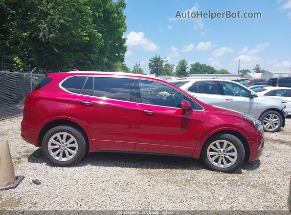 LRBFXBSA7HD070363 2017 BUICK ENVISION Red უკანა სალონის ხედი