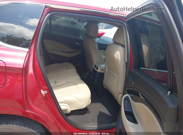 LRBFXBSA7HD070363 2017 BUICK ENVISION Red VIN კოდის სტიკერის ხედი