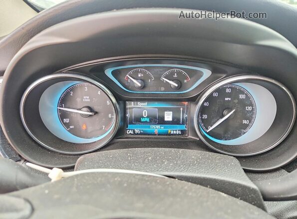 LRBFXBSA7HD127614 2017 BUICK ENVISION White Սարքավորումների վահանակի տեսք