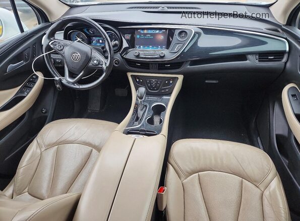 LRBFXBSA7HD127614 2017 BUICK ENVISION White Առջևի վահանակի տեսք