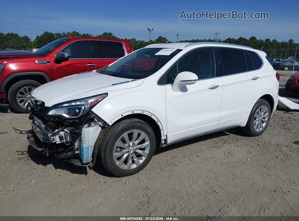 LRBFXBSA7HD178465 2017 BUICK ENVISION White Առջևի ձախ երեք քառորդ տեսարան