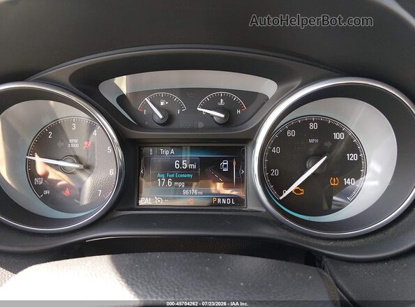 LRBFXBSA7HD178465 2017 BUICK ENVISION White Հետևի նստատեղերի տեսք