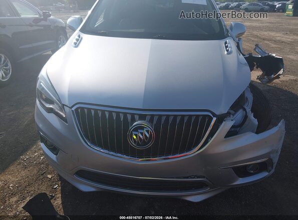 LRBFXBSA7HD235862 2017 BUICK ENVISION Silver Rear interior view