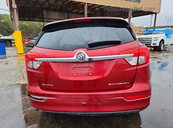 LRBFXBSA7JD057411 2018 BUICK ENVISION Red Вид ззаду