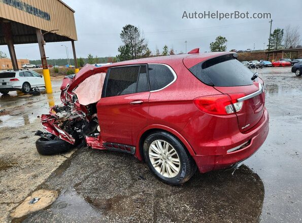 LRBFXBSA7JD057411 2018 BUICK ENVISION Red Задня ліва чверть