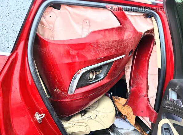 LRBFXBSA7JD057411 2018 BUICK ENVISION Red Вид задніх сидінь