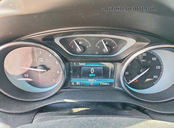 LRBFXBSA8HD079055 2017 BUICK ENVISION Black Vista del cuadro de instrumentos