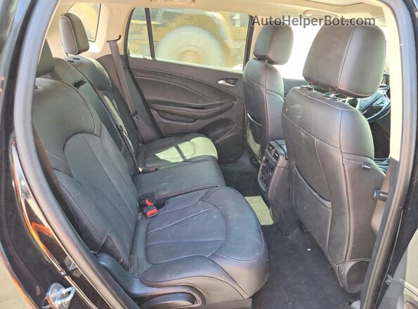 LRBFXBSA8HD079055 2017 BUICK ENVISION Black Vista de los asientos traseros
