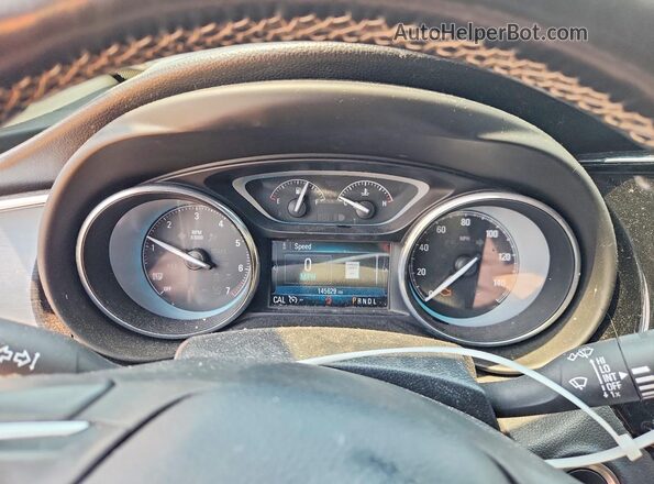 LRBFXBSA8HD090699 2017 BUICK ENVISION White Widok zestawu wskaźników
