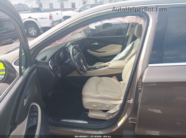 LRBFXBSA8KD091892 2019 BUICK ENVISION Beige Front interior view