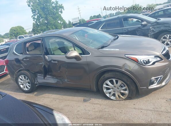 LRBFXBSA8KD091892 2019 BUICK ENVISION Beige Rear interior view
