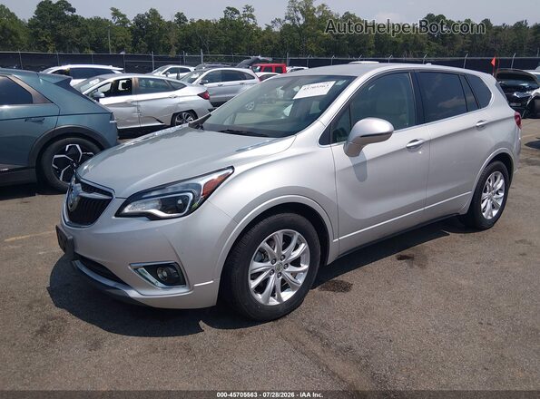 LRBFXBSA8KD143554 2019 BUICK ENVISION Silver Front left