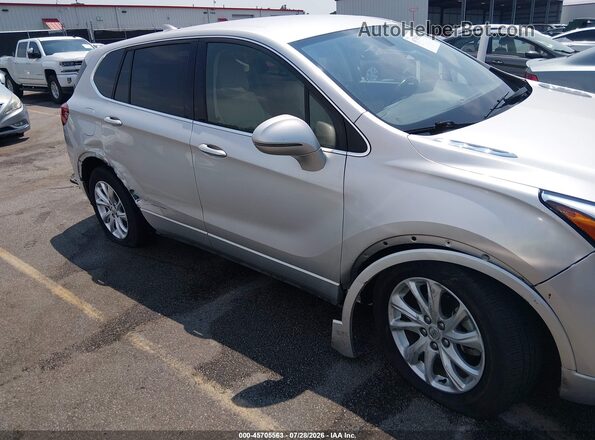 LRBFXBSA8KD143554 2019 BUICK ENVISION Silver Front view