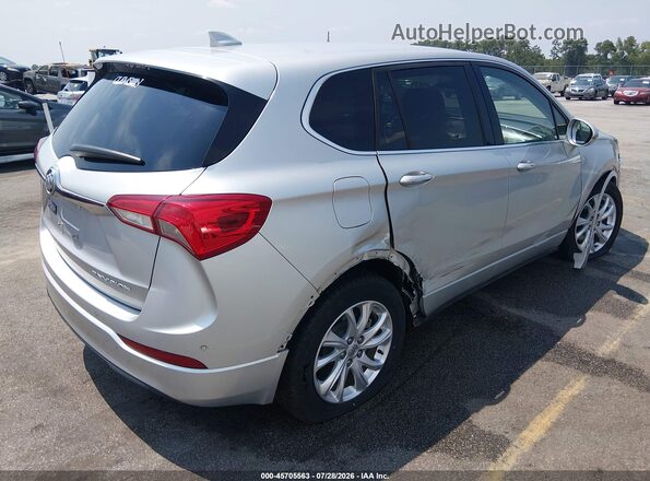 LRBFXBSA8KD143554 2019 BUICK ENVISION Silver Rear right