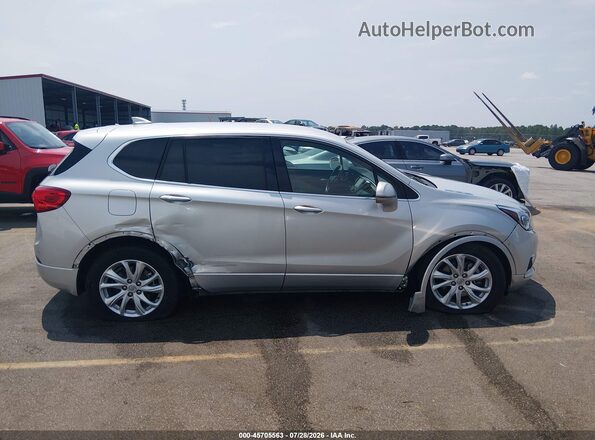 LRBFXBSA8KD143554 2019 BUICK ENVISION Silver Rear interior view