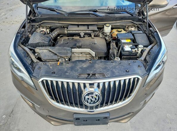 LRBFXBSA9HD239783 2017 BUICK ENVISION Gray Rear interior view