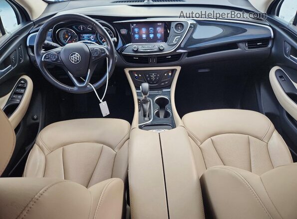 LRBFXBSA9HD239783 2017 BUICK ENVISION Gray Dashboard view