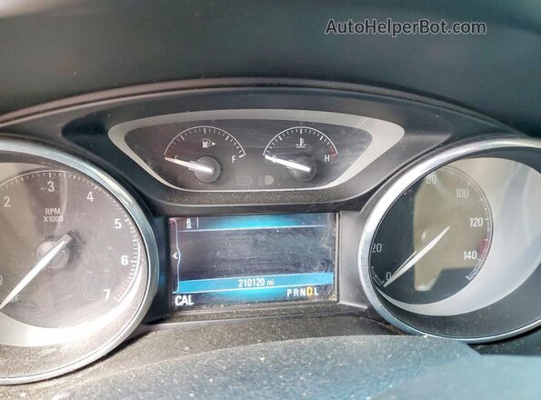 LRBFXBSA9KD017171 2019 BUICK ENVISION Gray Вид щитка приладів