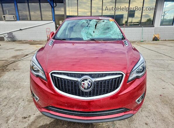 LRBFXBSA9KD105587 2019 BUICK ENVISION Burgundy Widok z przodu