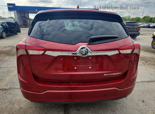 LRBFXBSA9KD105587 2019 BUICK ENVISION Burgundy Widok z tyłu