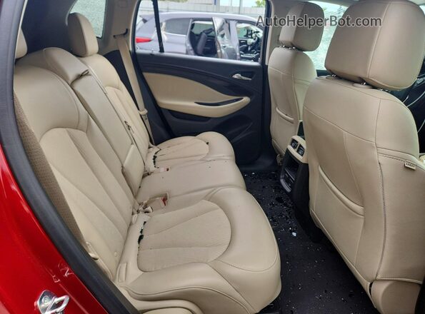 LRBFXBSA9KD105587 2019 BUICK ENVISION Burgundy Widok wnętrza z tyłu