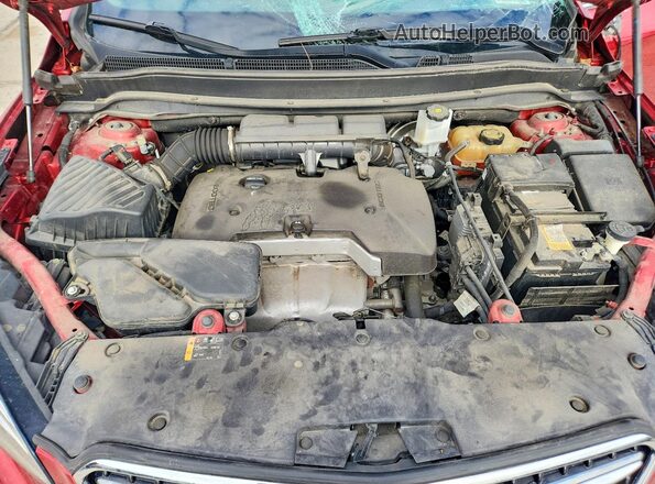 LRBFXBSA9KD105587 2019 BUICK ENVISION Burgundy Widok komory silnika