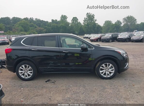 LRBFXBSA9LD033792 2020 BUICK ENVISION Black Widok wnętrza z tyłu