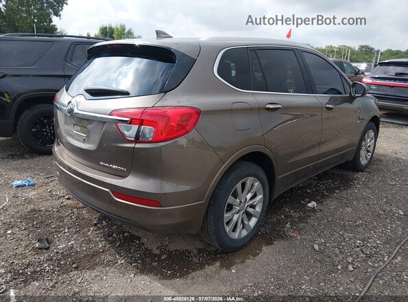 LRBFXBSAXHD026244 2017 BUICK ENVISION Brown Tył prawy