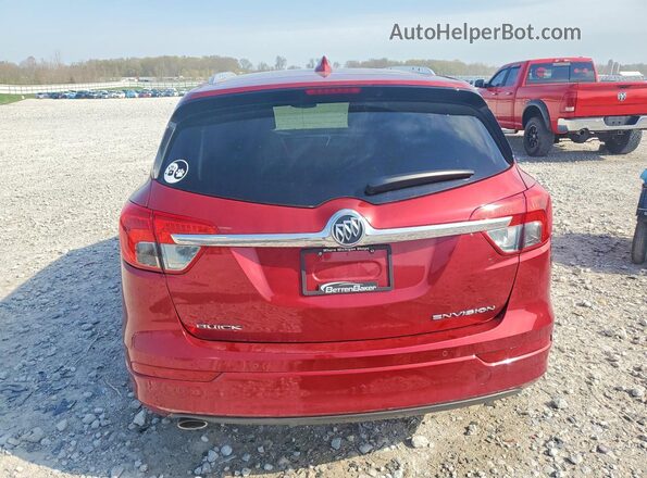 LRBFXBSAXHD114775 2017 BUICK ENVISION Red Հետևի տեսք