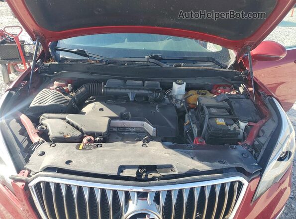 LRBFXBSAXHD114775 2017 BUICK ENVISION Red Շարժիչի բաժամունքի տեսք