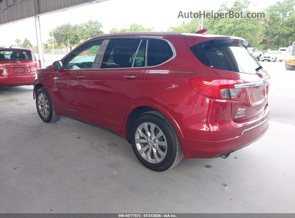 LRBFXBSAXHD177567 2017 BUICK ENVISION Red Հետևի ձախ
