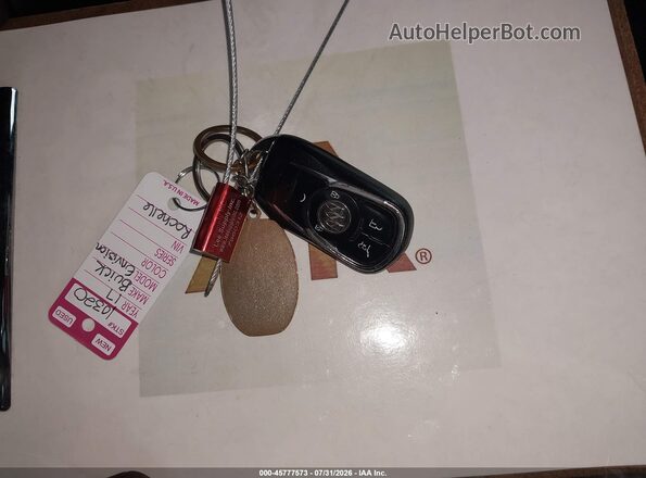 LRBFXBSAXHD177567 2017 BUICK ENVISION Red Առջևի վահանակի տեսք