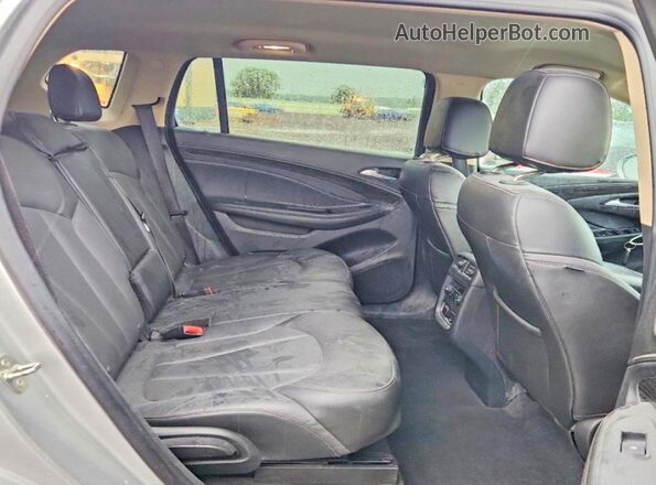 LRBFXBSAXHD199651 2017 BUICK ENVISION Silver Հետևի նստատեղերի տեսք