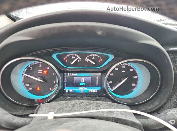 LRBFXBSAXHD199651 2017 BUICK ENVISION Silver Սարքավորումների վահանակի տեսք
