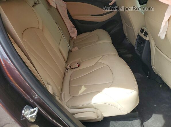 LRBFXBSAXHD223527 2017 BUICK ENVISION Brown Вид задньої частини салону