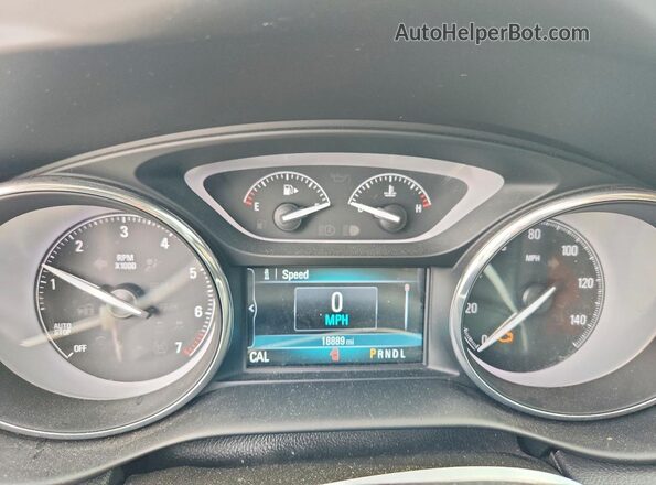 LRBFXCSA0LD114511 2020 BUICK ENVISION Blue Սարքավորումների վահանակի տեսք