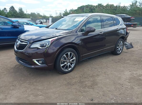 LRBFXCSA0LD150943 2020 BUICK ENVISION Brown Առջևի ձախ երեք քառորդ տեսարան