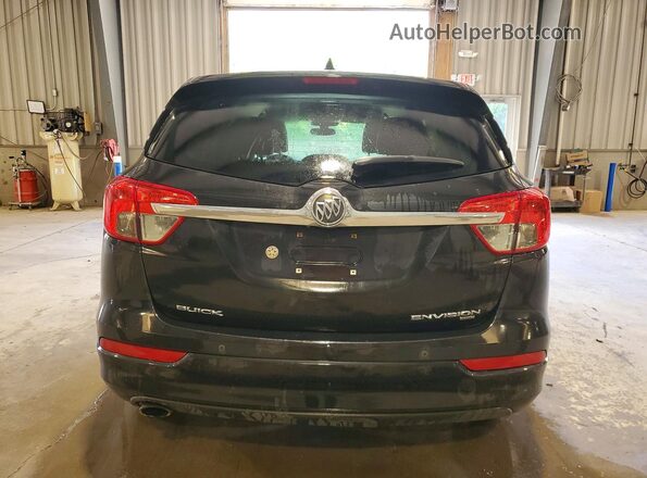 LRBFXCSA1JD003480 2018 BUICK ENVISION Black უკანა ხედი