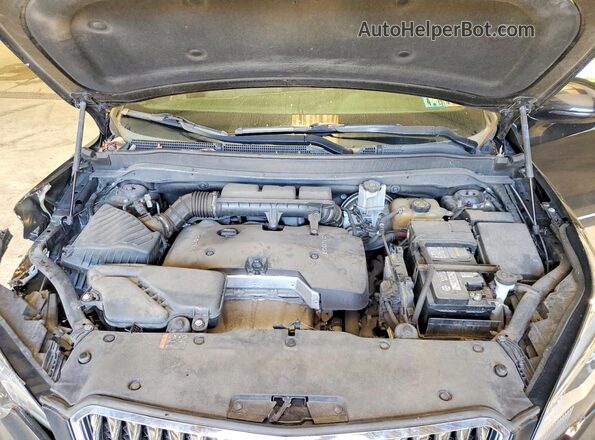 LRBFXCSA1JD003480 2018 BUICK ENVISION Black ძრავის განყოფილების ხედი