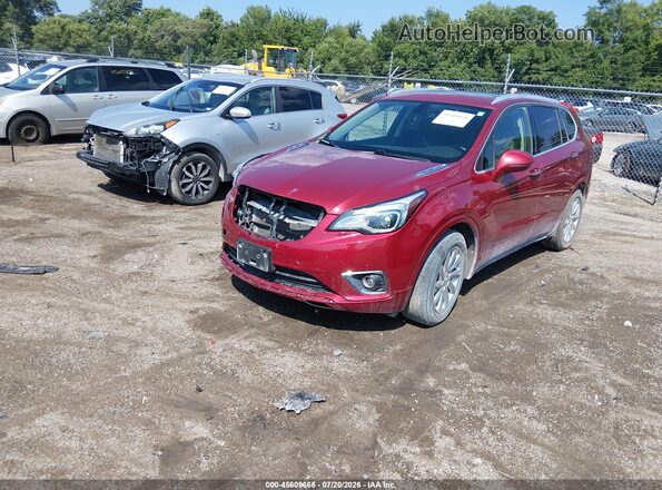 LRBFXCSA2KD013615 2019 BUICK ENVISION Maroon Front left