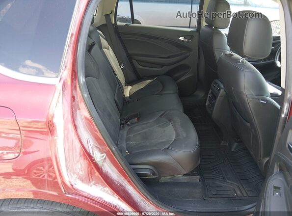 LRBFXCSA2KD013615 2019 BUICK ENVISION Maroon VIN sticker view