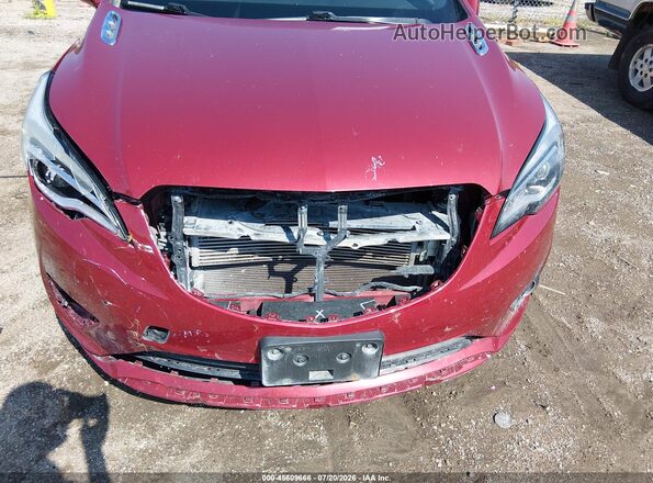 LRBFXCSA2KD013615 2019 BUICK ENVISION Maroon Front view