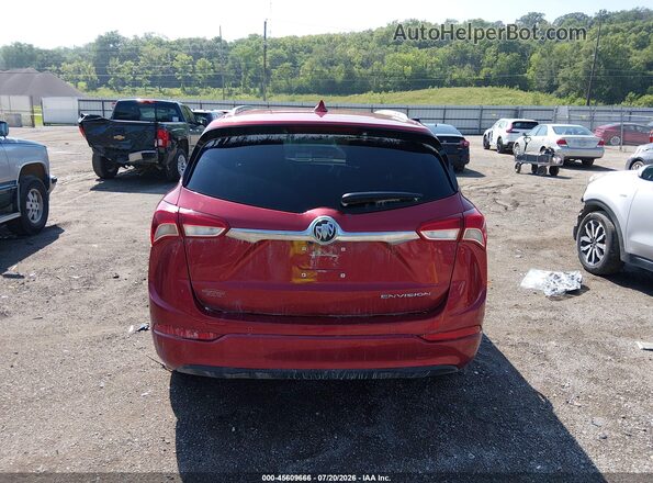 LRBFXCSA2KD013615 2019 BUICK ENVISION Maroon 