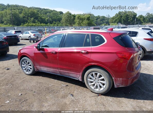 LRBFXCSA2KD013615 2019 BUICK ENVISION Maroon 360 interior view